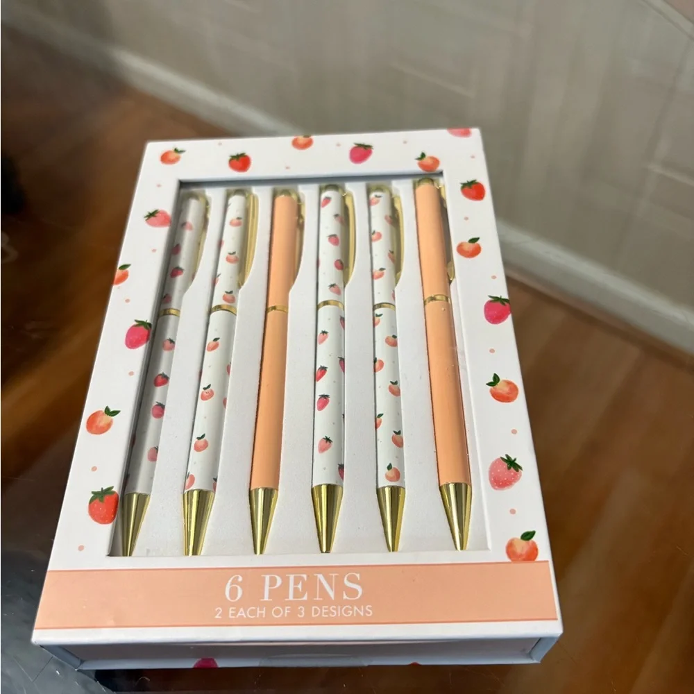 Beautiful 3 Different Designs Lady  Jayne Ltd  6 Pen Stylos
